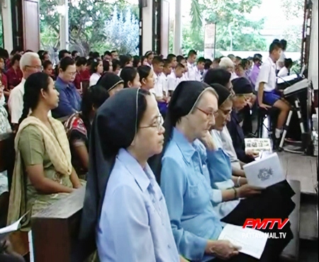 The sisters for the Fountain of Life attended the ceremony